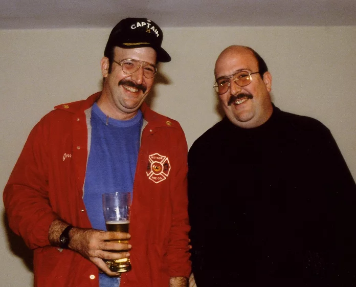 MZ twins who participated in the Minnesota Study of Twins Reared Apart. Jerry Levey (left) and Mark Newman met at age thirty-one years. Both twins were volunteer firefighters.